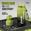 Food-grade high-temperature resistant, large-capacity spray water cup for children and students, outdoor high appearance level portable sports plastic water cup Specification image